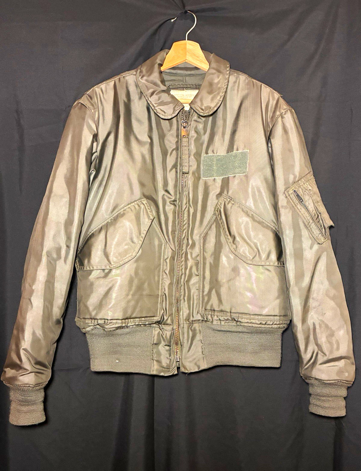 Greenbrier Industries Cold Weather Flyers Jacket MIL-J-83388A 1973 Medium 38-40