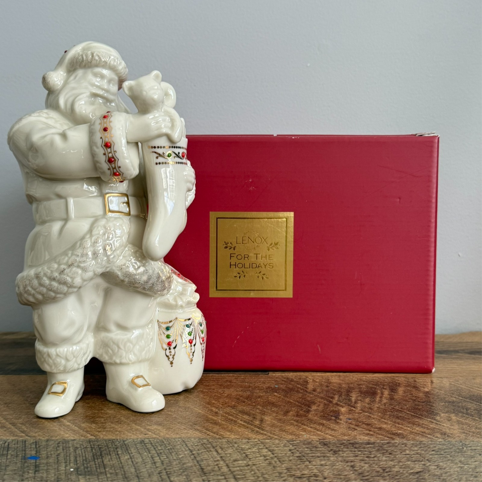 Lenox - China Jewels- Santa- Twas The Night - New In Box Lenox - China Jewels- Santa- Twas The Night - New In Box