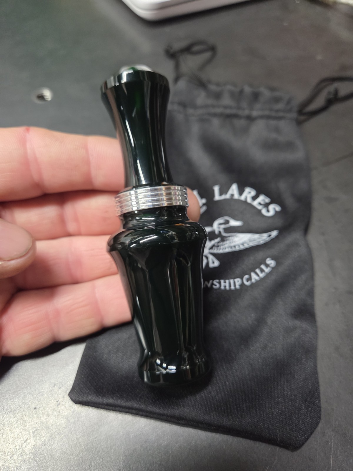 JJ Lares Hybrid Duck Call NEW In Bag Mallard Green