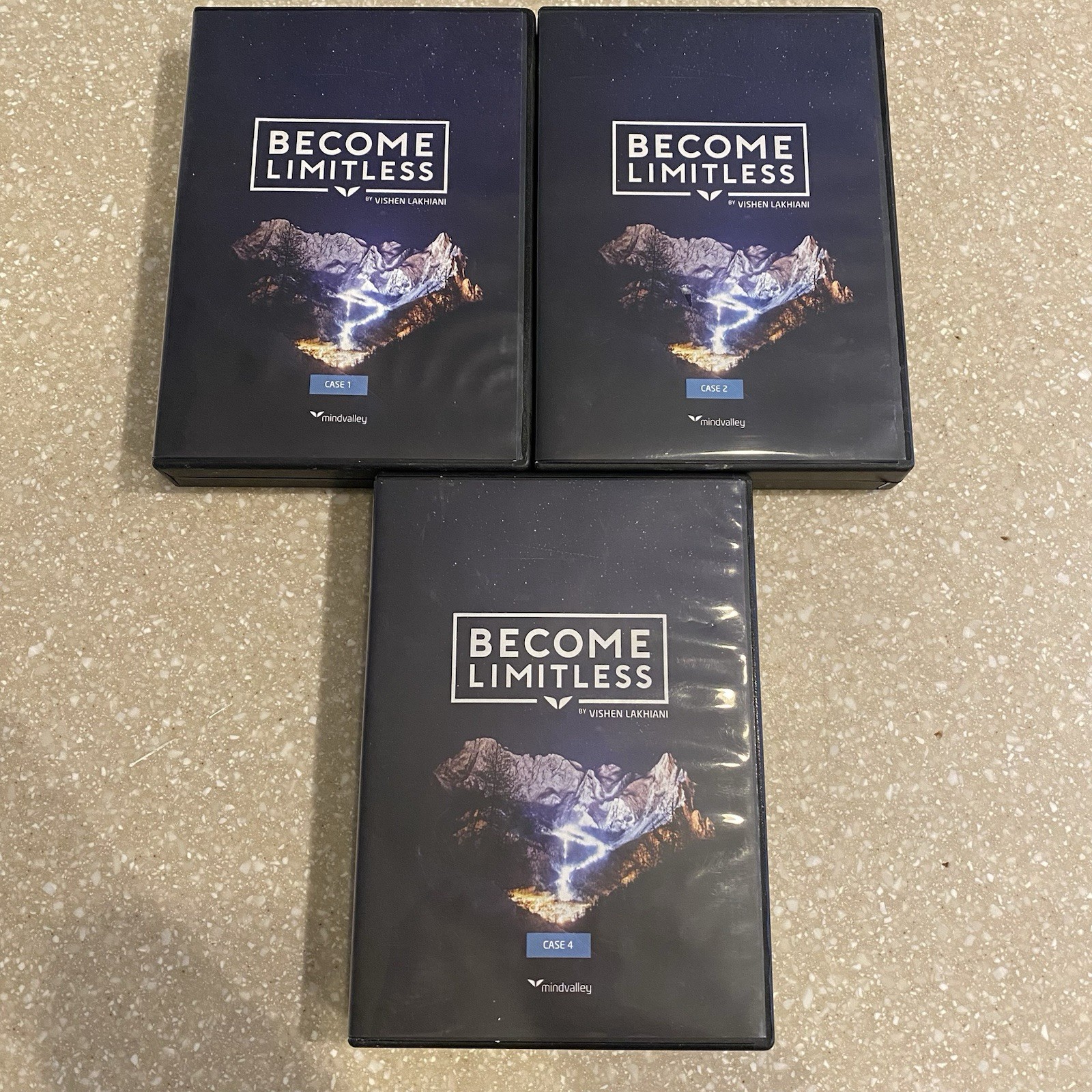 Become Limitless By Vishen Lakhiani Case 1,2 & 4 By Mind Valley CD Set Become Limitless By Vishen Lakhiani Case 1,2 & 4 By Mind Valley CD Set