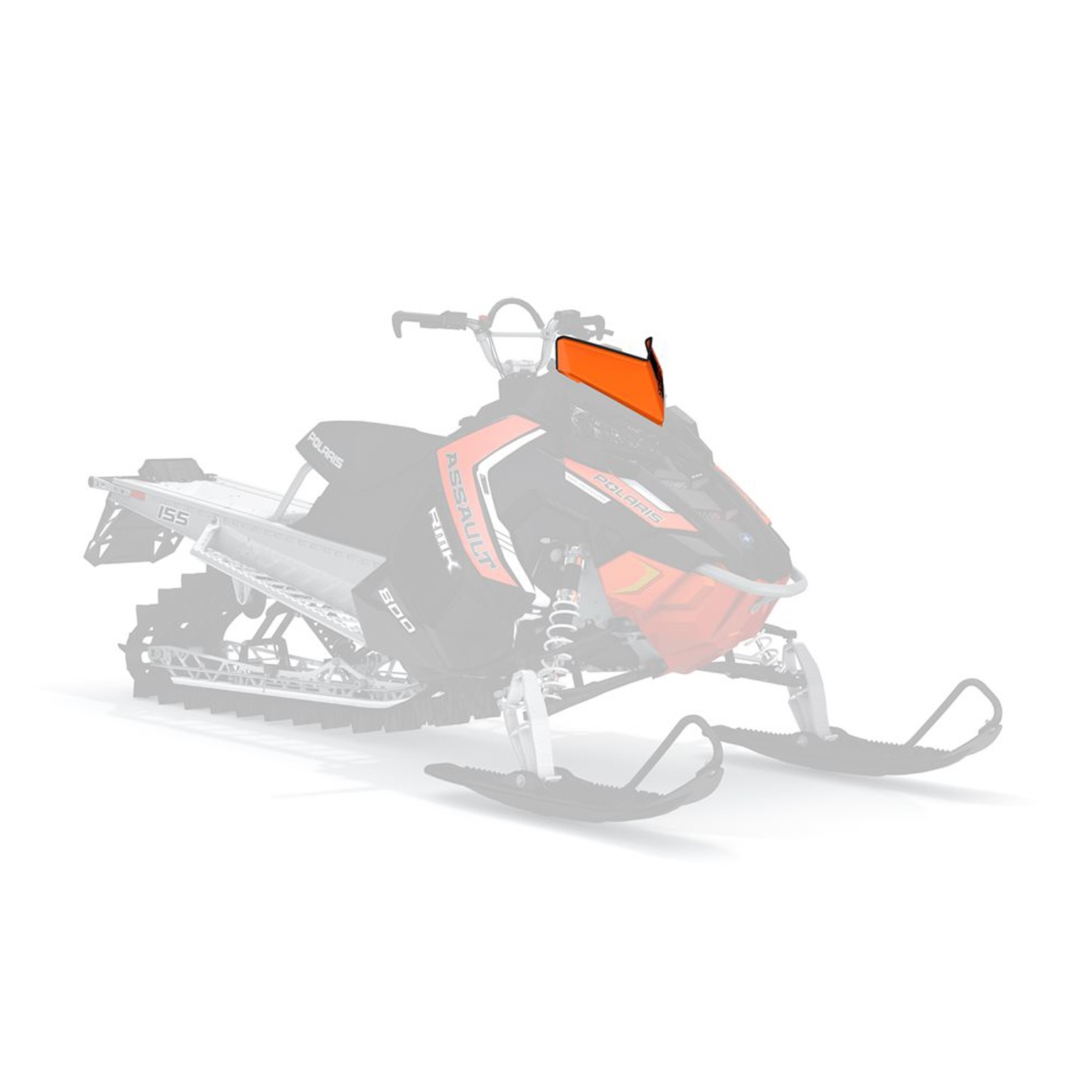 Polaris Low Windshield, for Specific Snowmobile Models, Genuine OEM - 2881245 Polaris Low Windshield, for Specific Snowmobile Models, Genuine OEM - 2881245