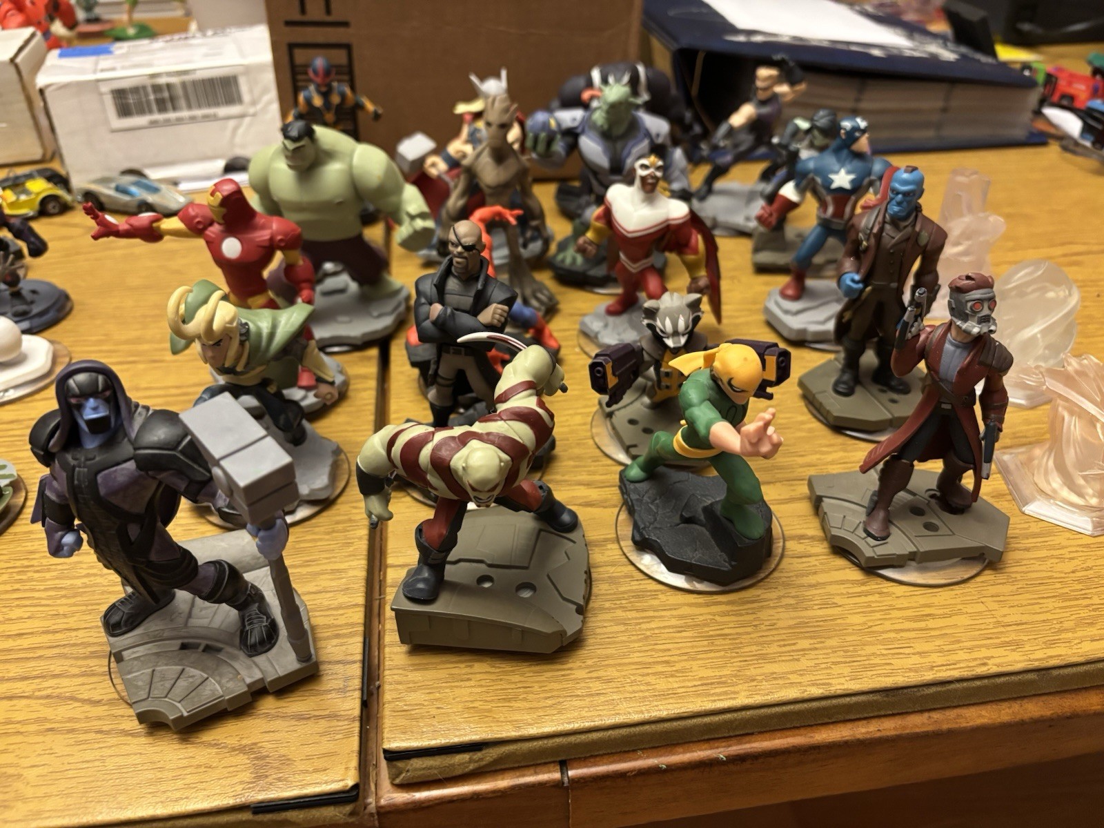 Lot of 24 Disney Infinity 2.0 Marvel Spider Man Loki Hulk And MORE Lot of 24 Disney Infinity 2.0 Marvel Spider Man Loki Hulk And MORE