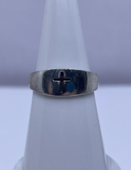 James Avery Sterling Silver Cross Ring Size 6 Vintage 925 