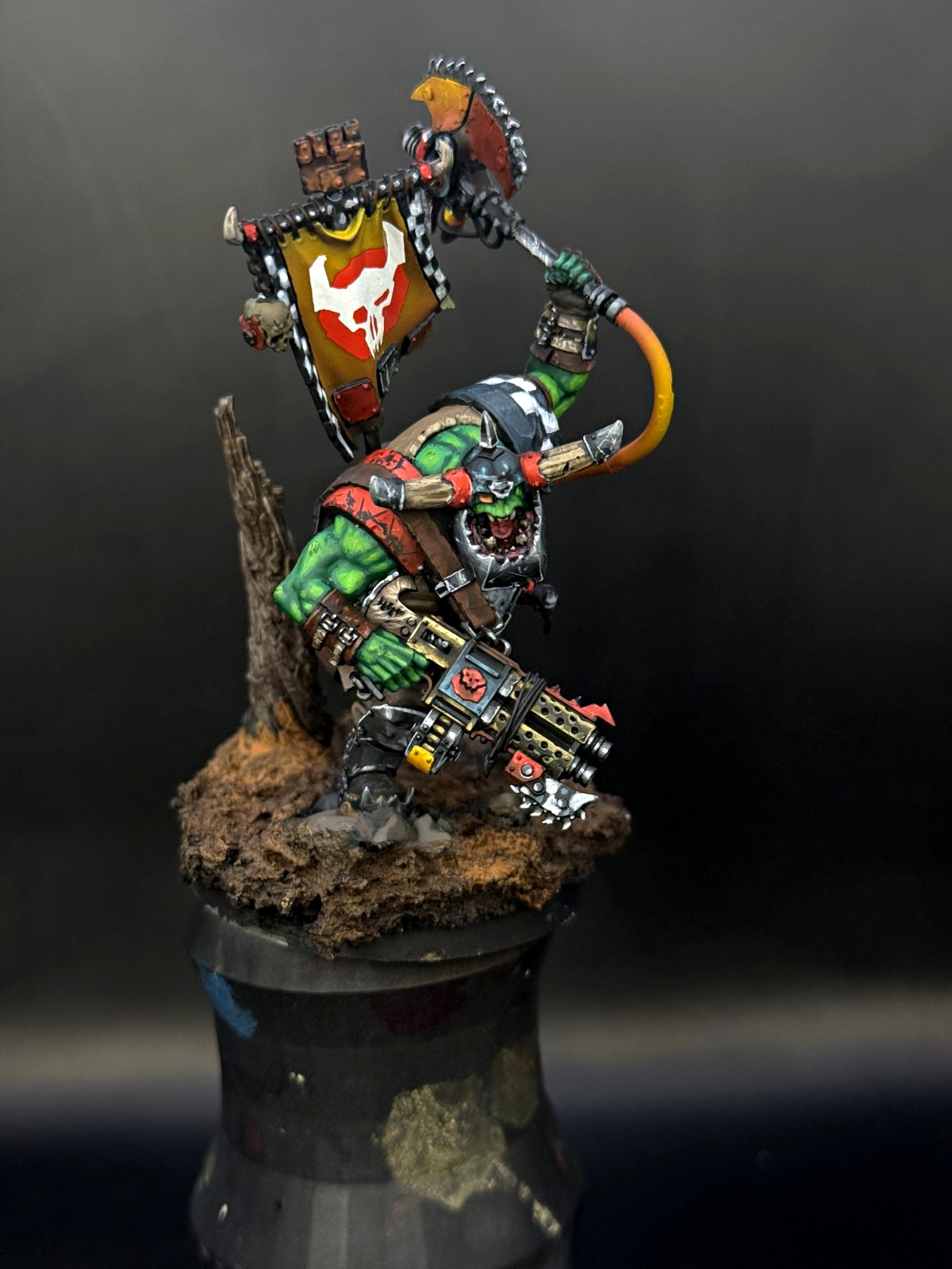 Games Workshop Ork Armageddon Warboss Painted Miniature Games Workshop Ork Armageddon Warboss Painted Miniature