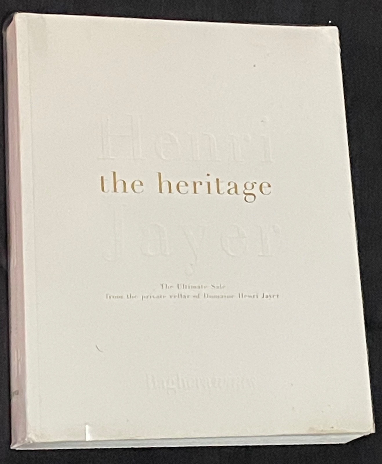Henri Jayer: The Heritage / The Ultimate Sale / Geneva, June 18 / Baghera Wines)