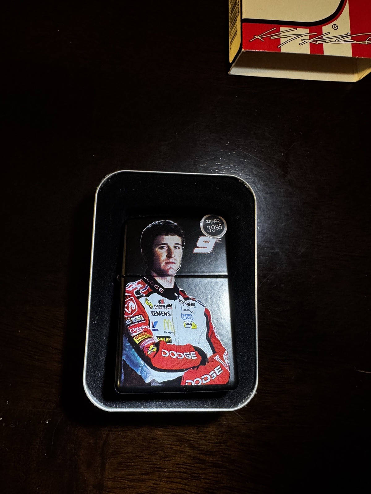 Vintage 2007 Kasey Kahne NASCAR Black Matte Zippo Lighter NEW B3 Vintage 2007 Kasey Kahne NASCAR Black Matte Zippo Lighter NEW B3