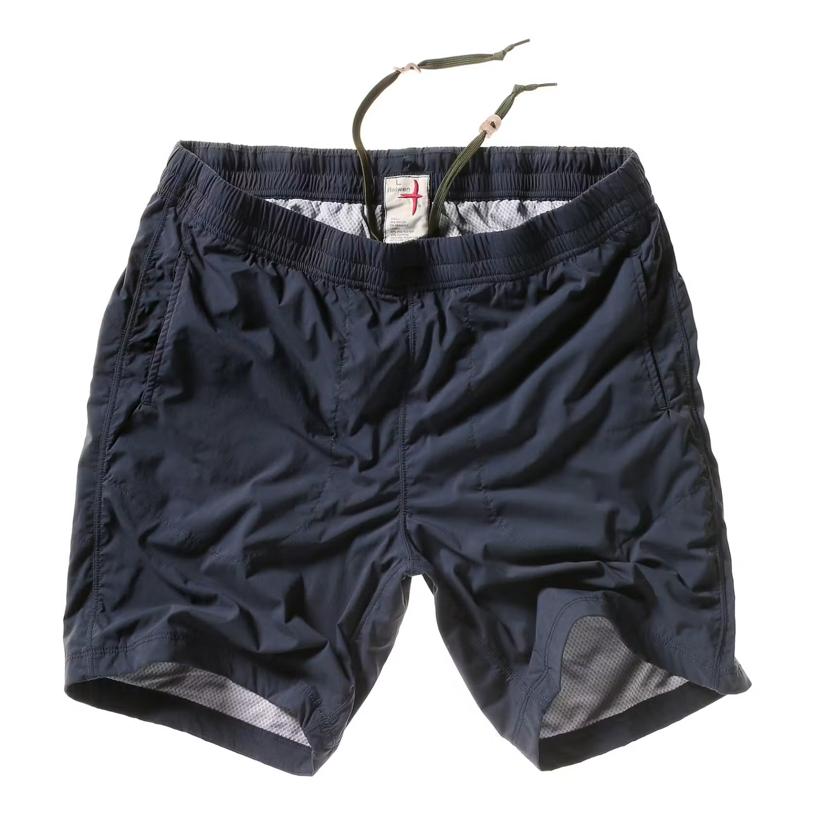 Relwen Shorts Men\'s L EUC Airtex Windshort Chino Blue Mesh Hybrid 7.5 Ins Relwen Shorts Men\'s L EUC Airtex Windshort Chino Blue Mesh Hybrid 7.5 Ins