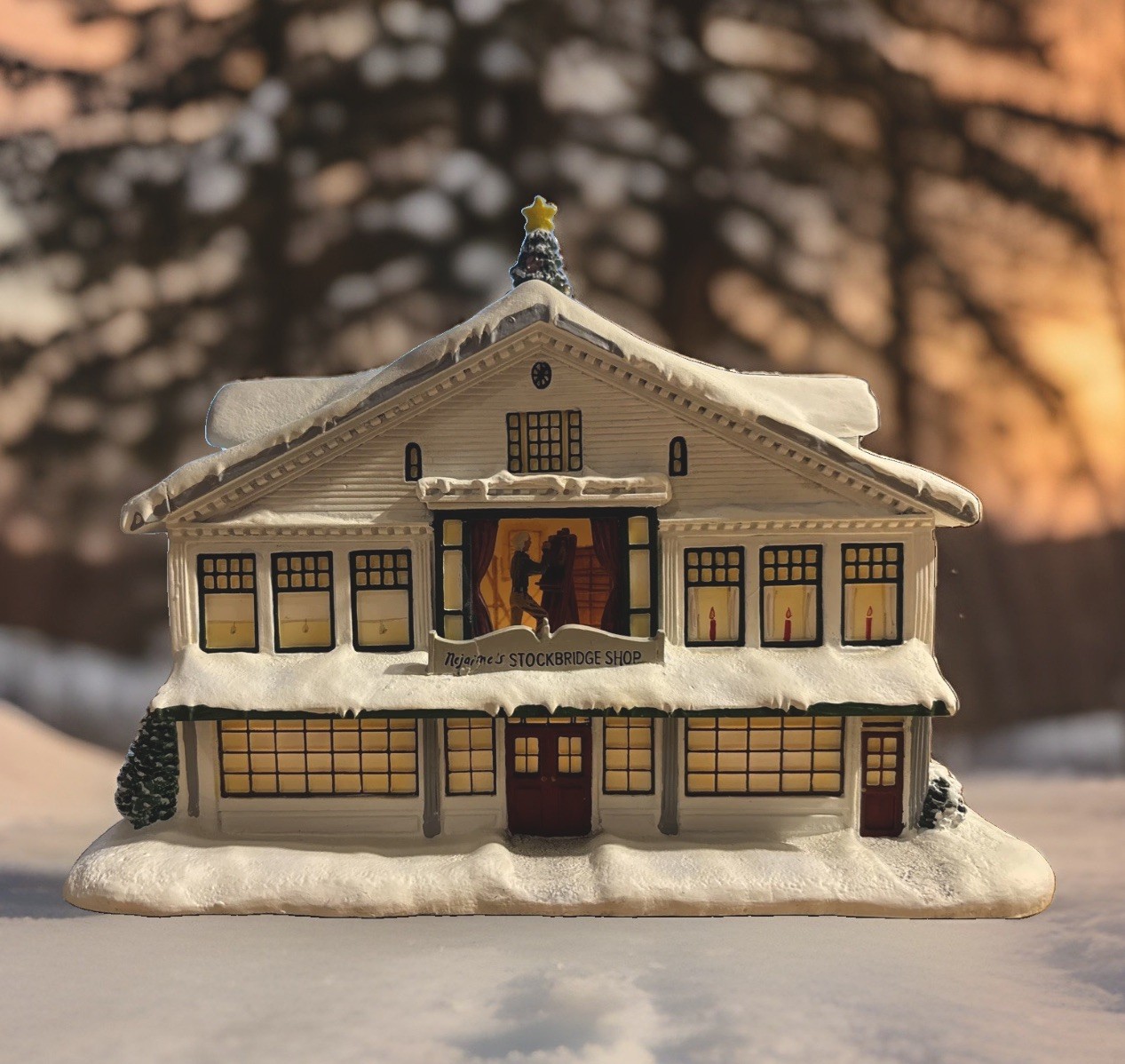 🎄Hawthorne Village Norman Rockwell Christmas Village Rockwells Studio NEW🎄READ