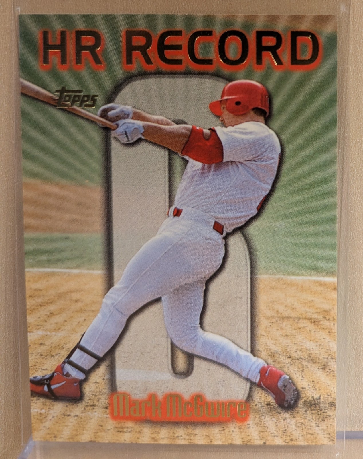 Mark McGwire 1999 Topps #220 Home Run Record HR 6 Variation HISTORIC SEASON Mark McGwire 1999 Topps #220 Home Run Record HR 6 Variation HISTORIC SEASON