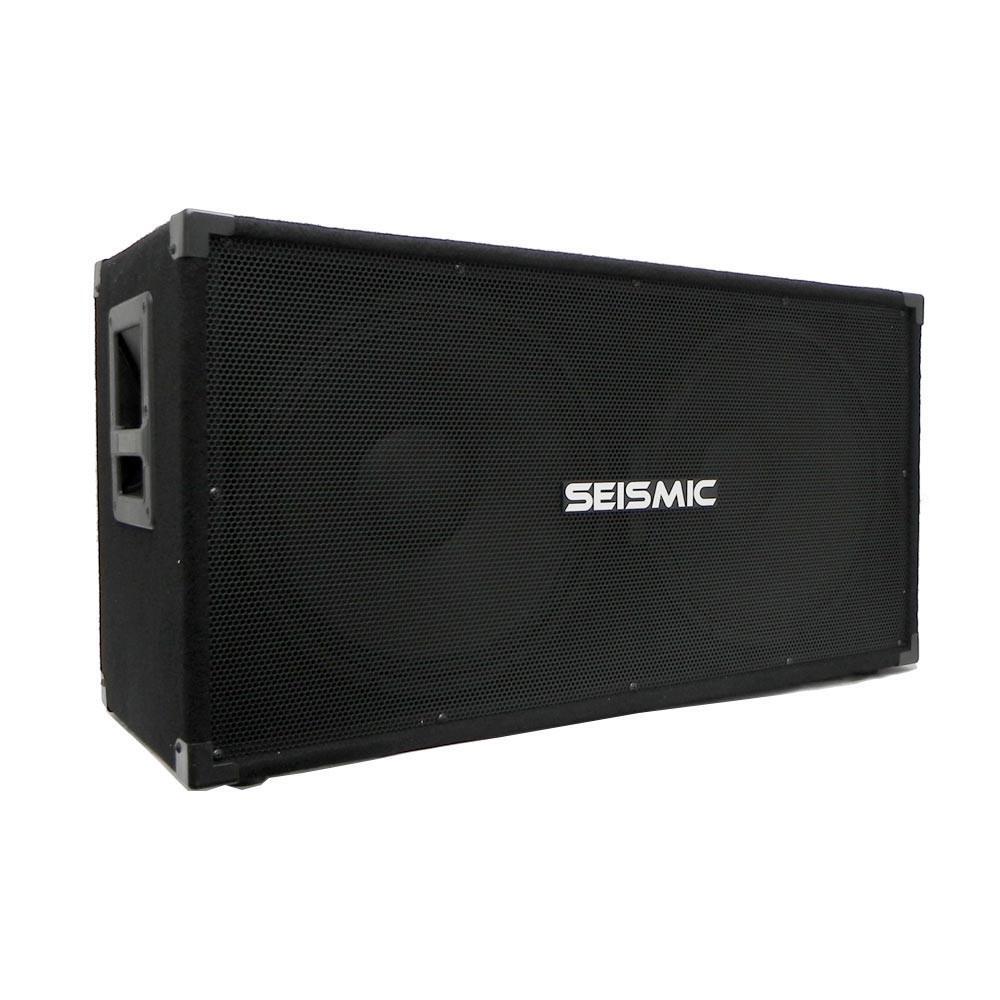 Seismic Audio 2x15 Bass Guitar Speaker Cabinet 8 Ohm 1200 Watts