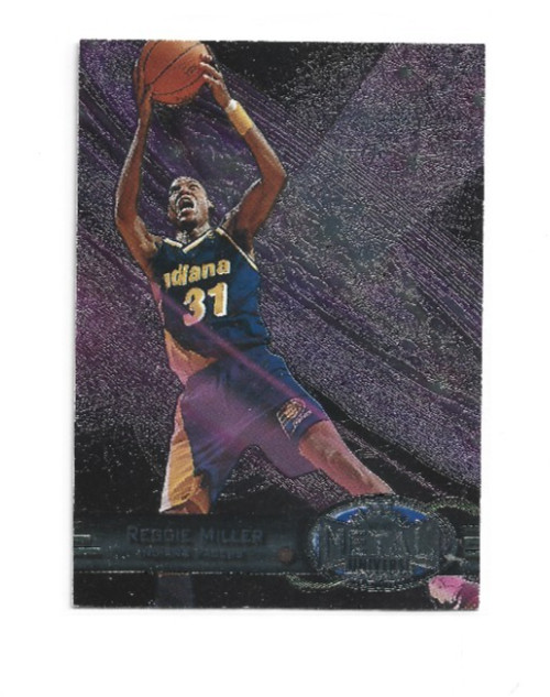 1997-98 Skybox Metal Universe Reggie Miller Indiana Pacers #98 HOF
