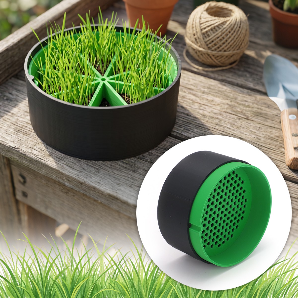 US Smart Germination Seed Sprouting Kit Hydroponic Germination Tray w/10 Filters