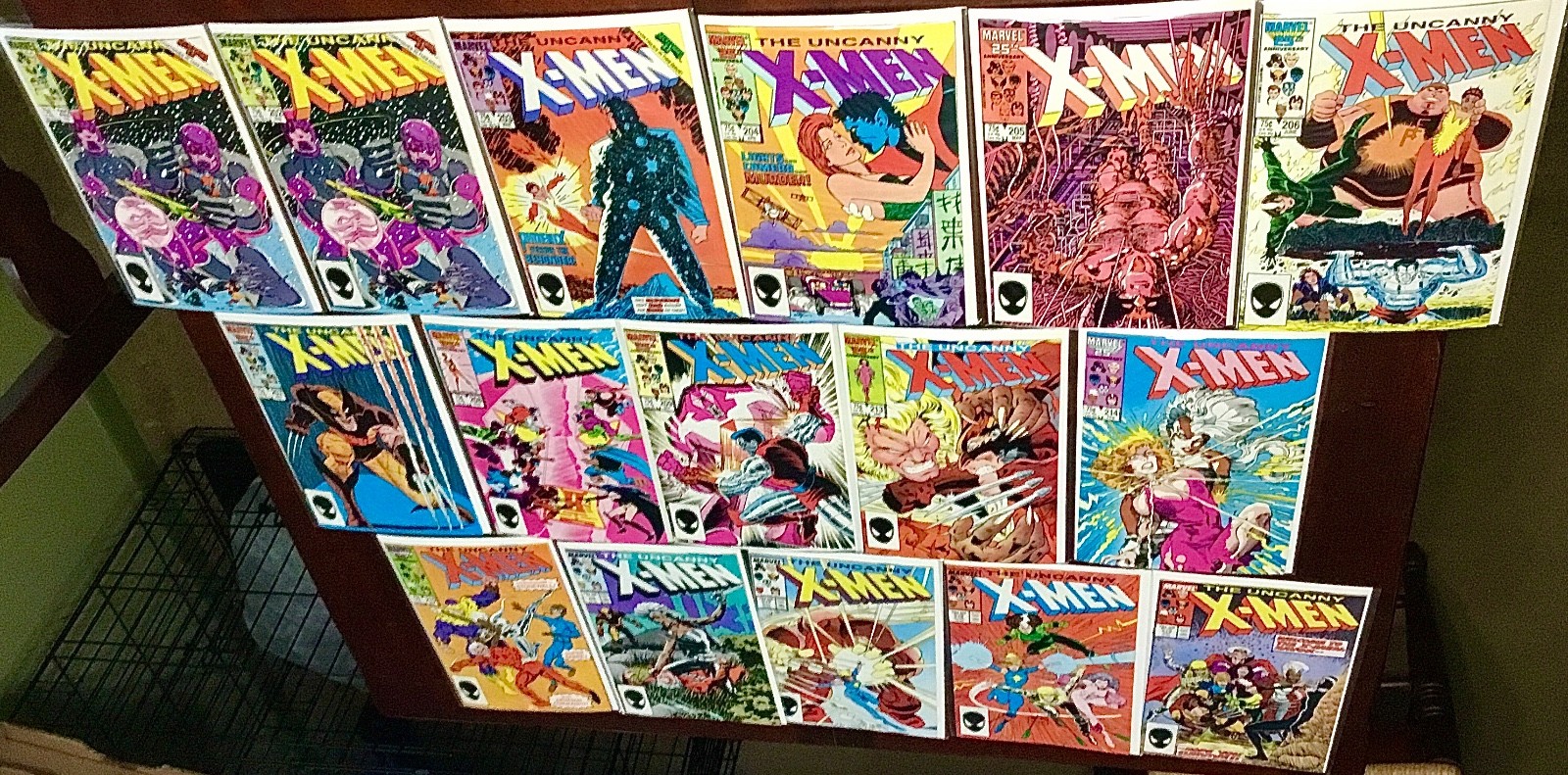 Uncanny X-Men - Varied Lot #202 - #219 - 16 Comics - Bags & Boards - Ships Free Uncanny X-Men - Varied Lot #202 - #219 - 16 Comics - Bags & Boards - Ships Free