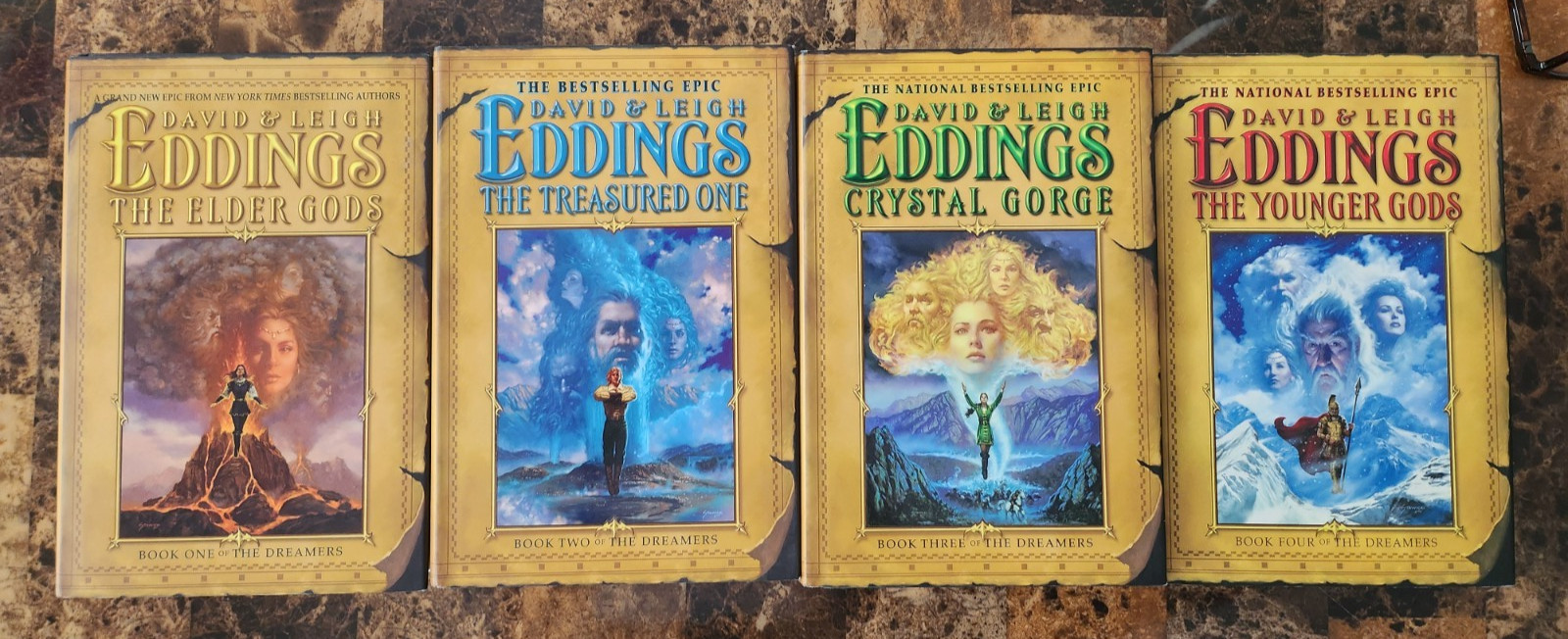 The Dreamers 4 Book Series by David & Leigh Eddings Hardcover, 1st Ed/Prints