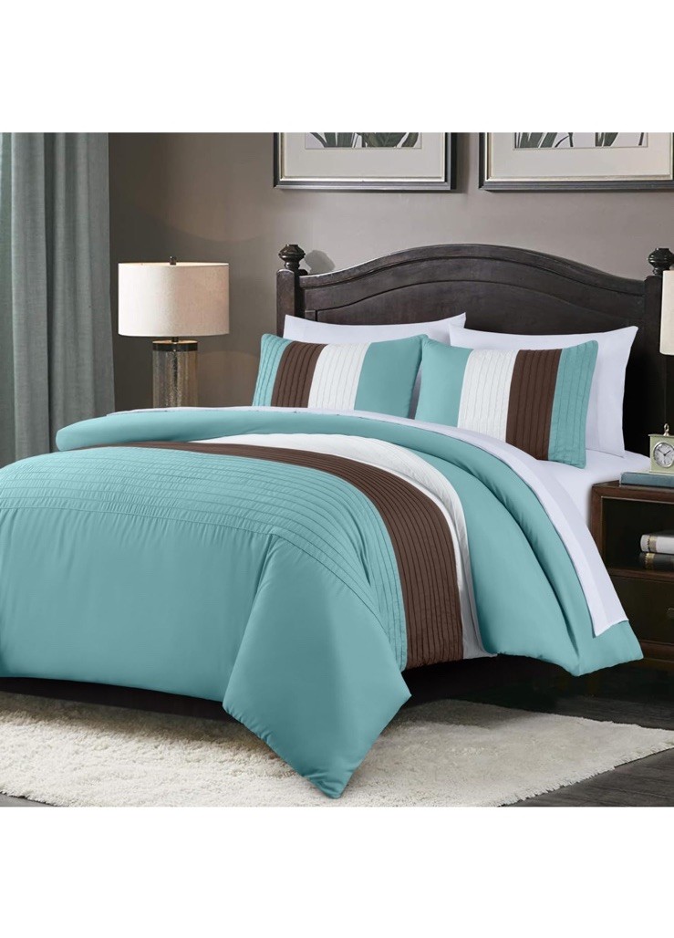 Chezmoi Collection Briar 7-Piece King Bed in a Bag - All Season Lightweight