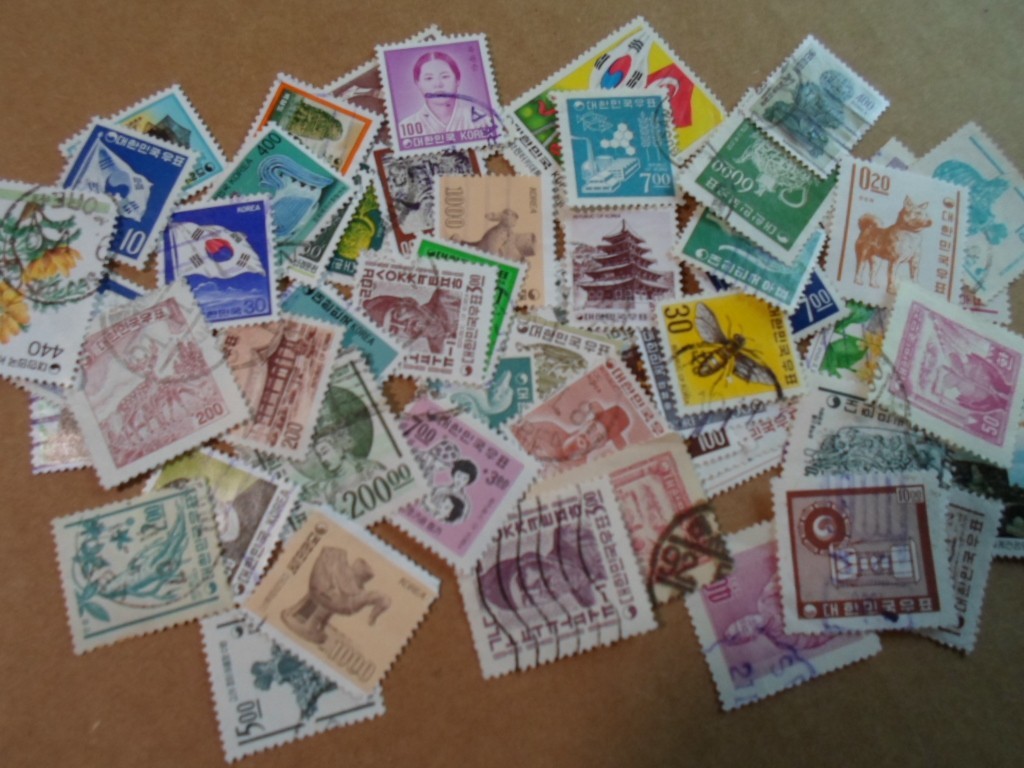 Collection lot 60 different stamps of South Korea Collection lot 60 different stamps of South Korea