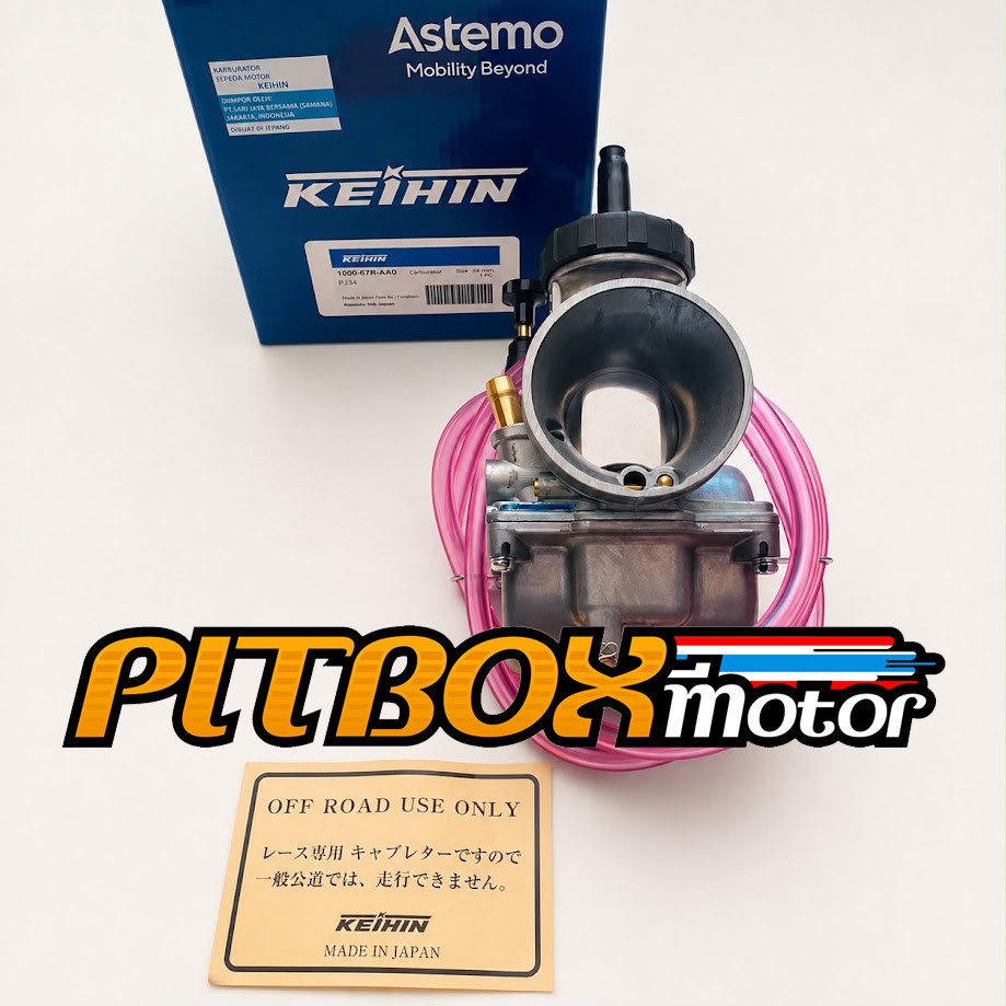 KEIHIN PJ 34MM SERIES CARB Brand New FITS 86-89 ATC250R TRX250R CR125R AND MORE