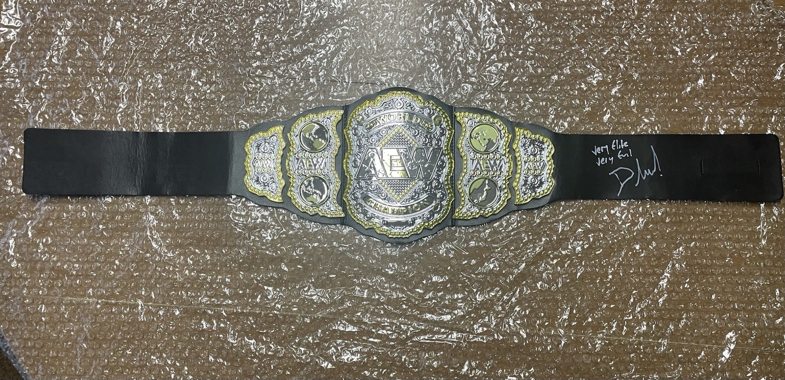 DanHausen Autographed AEW Replica Belt 