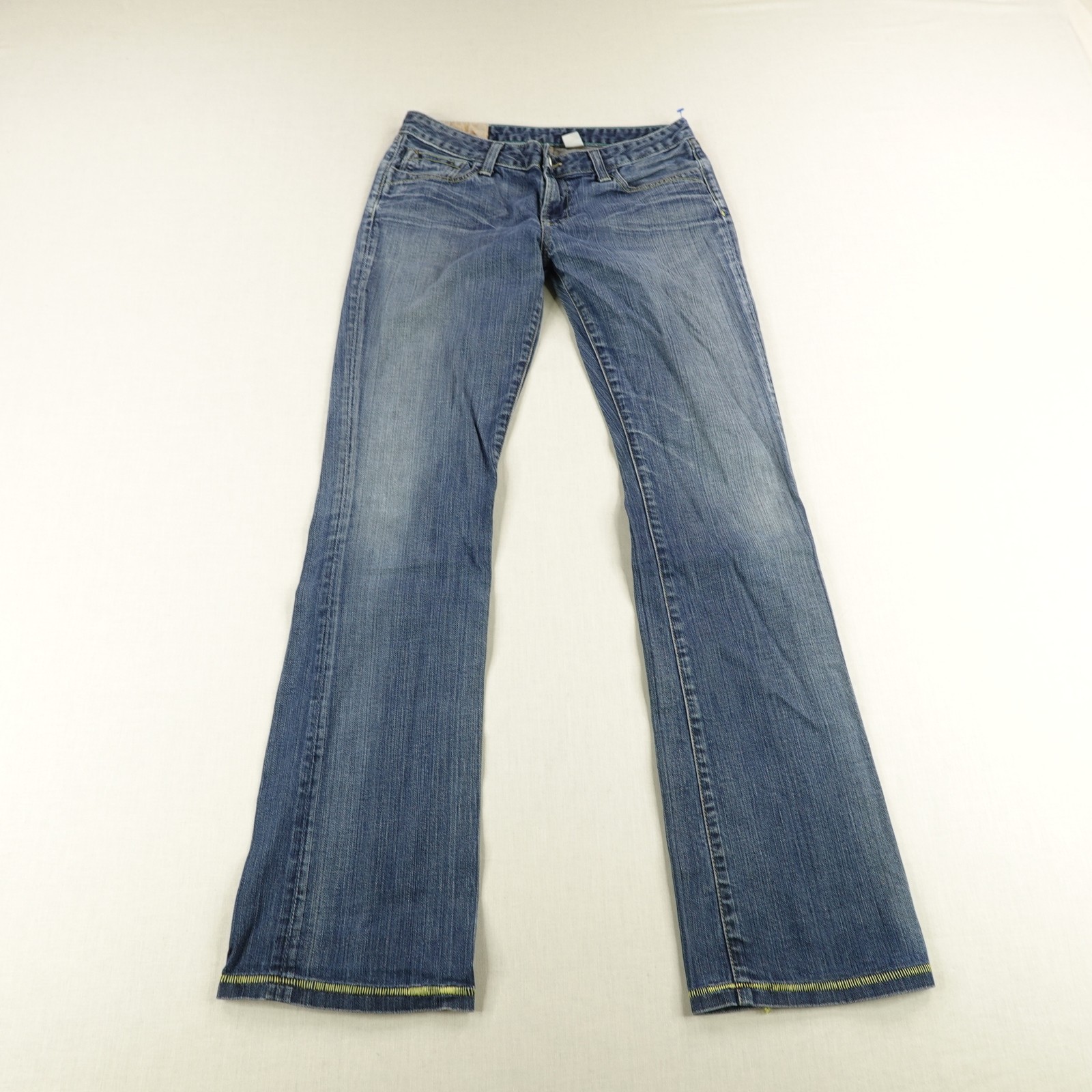 Loomstate Jeans Mens 30 Blue Denim Slim Bootcut Faded Organic Cotton Made In USA
