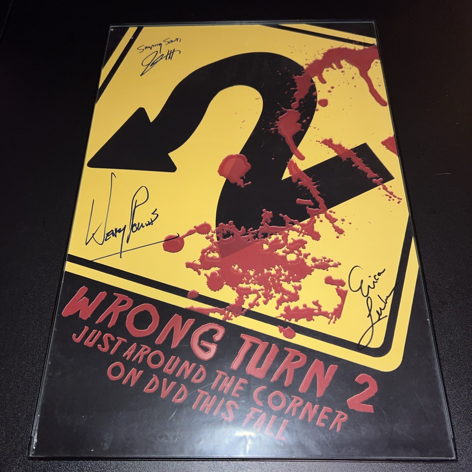 Wrong Turn 2 Signed 3x Horror Poster Promotional Lynch Rollins Leerhsen 12x18 Wrong Turn 2 Signed 3x Horror Poster Promotional Lynch Rollins Leerhsen 12x18