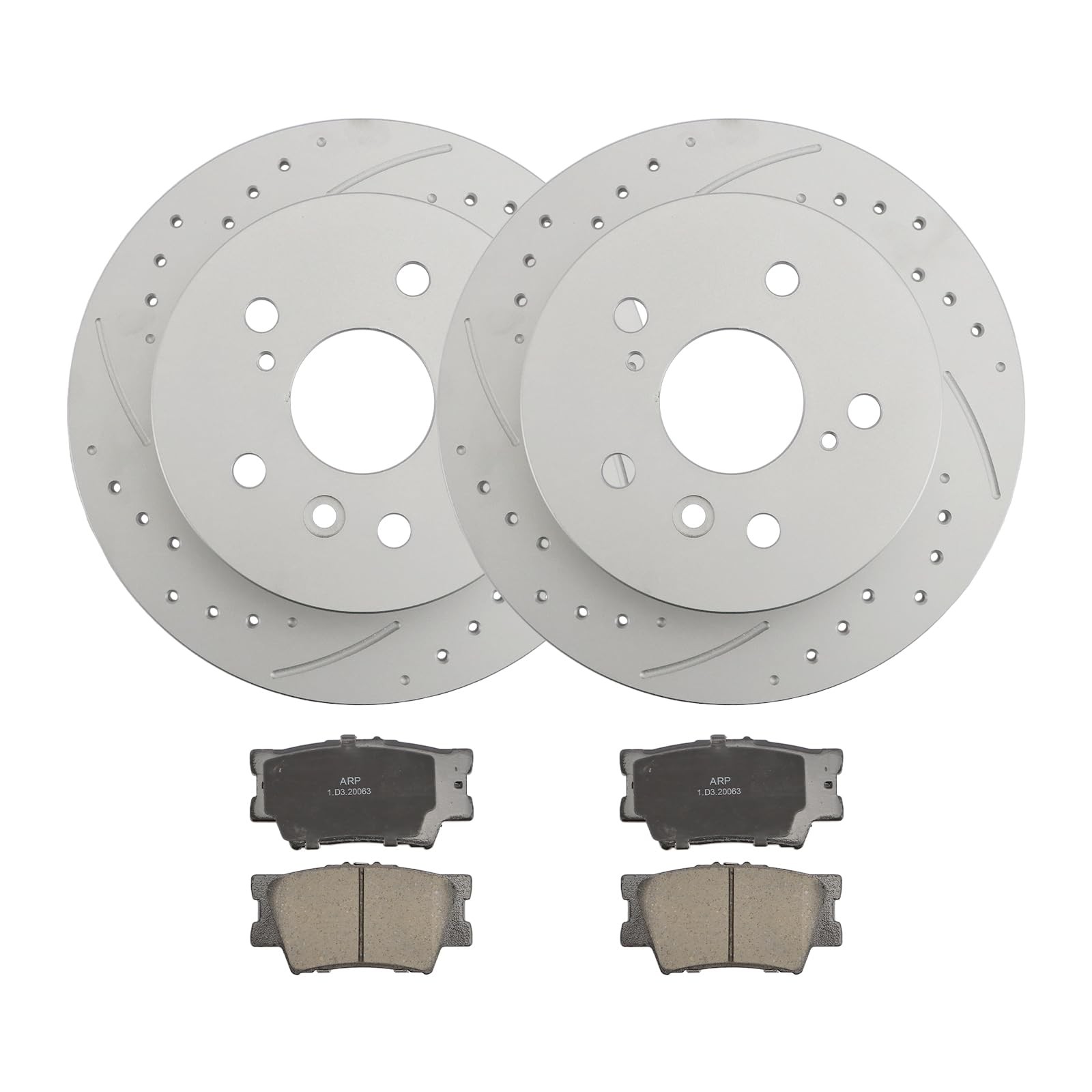 Rear Brake Kit for 2007-2011 Toyota Camry for 2007-2012 Lexus ES350 31433+D1212