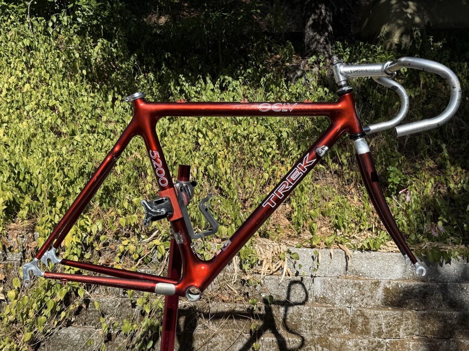1995 Trek 5200 Carbon Frame and fork Made in USA 54cm metallic orange