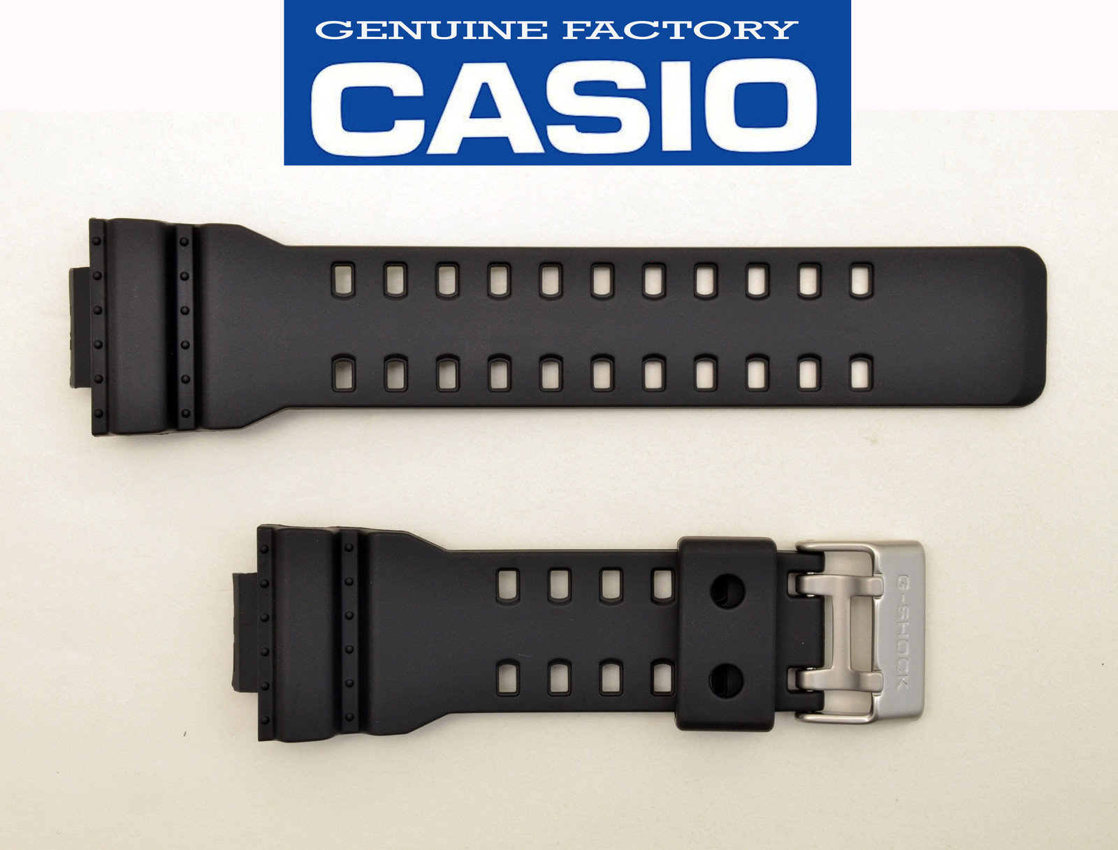 Genuine Casio Watch Band Black GA-100 GA-300 GAC-100 G-8900 GA-120 GA-120BB