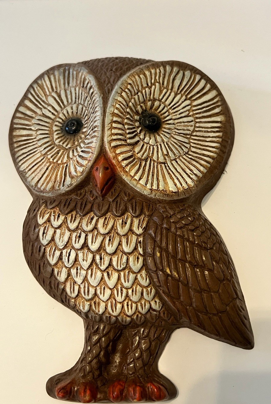 Vintage Retro Owl 1970s Foam Wall Plaque Wall Hanging Boho Art Deco Vintage Retro Owl 1970s Foam Wall Plaque Wall Hanging Boho Art Deco
