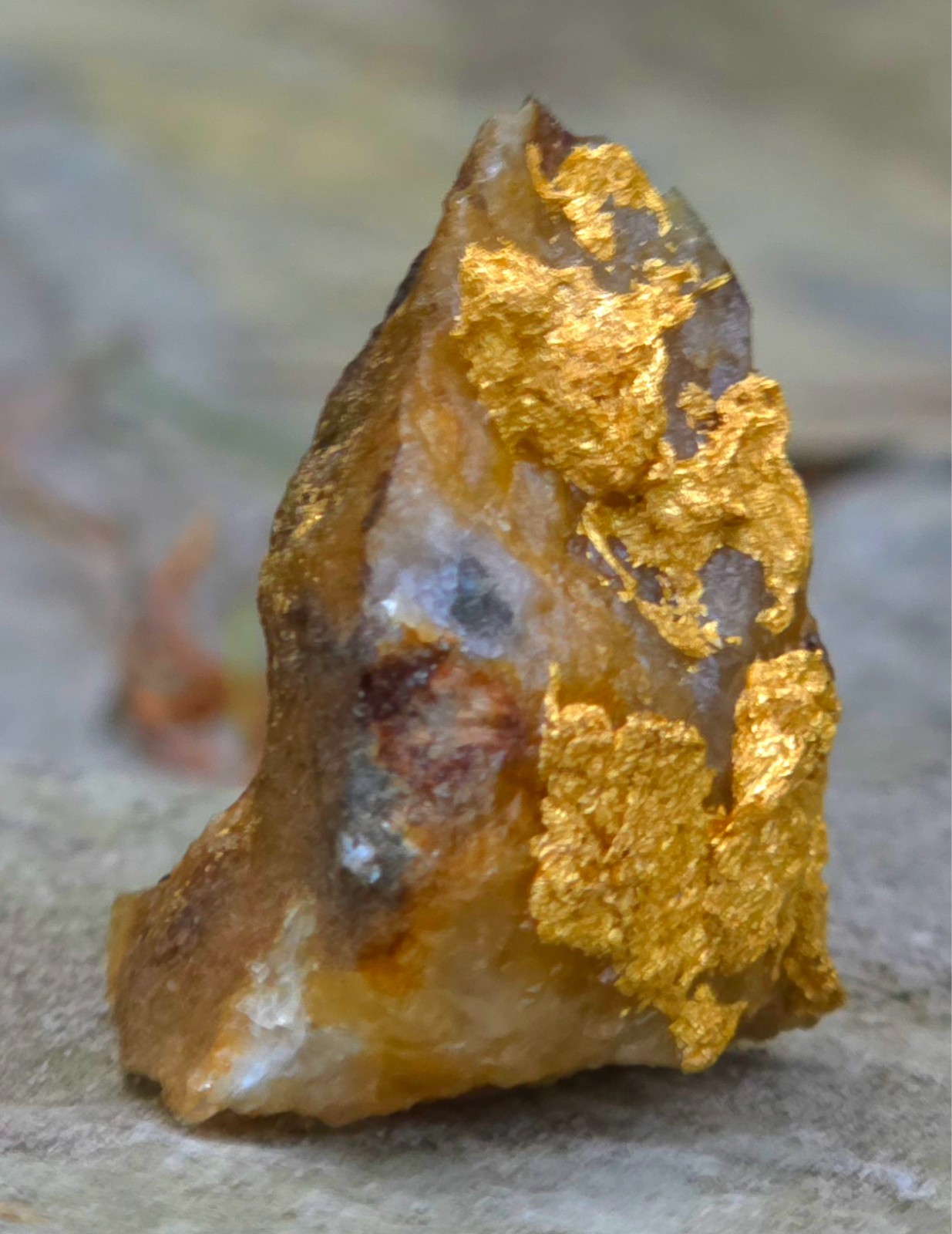 Crystalline Gold Ore Specimen 16.33g Soft And Malleable  ☆NO TARIFFS☆VERY NICE