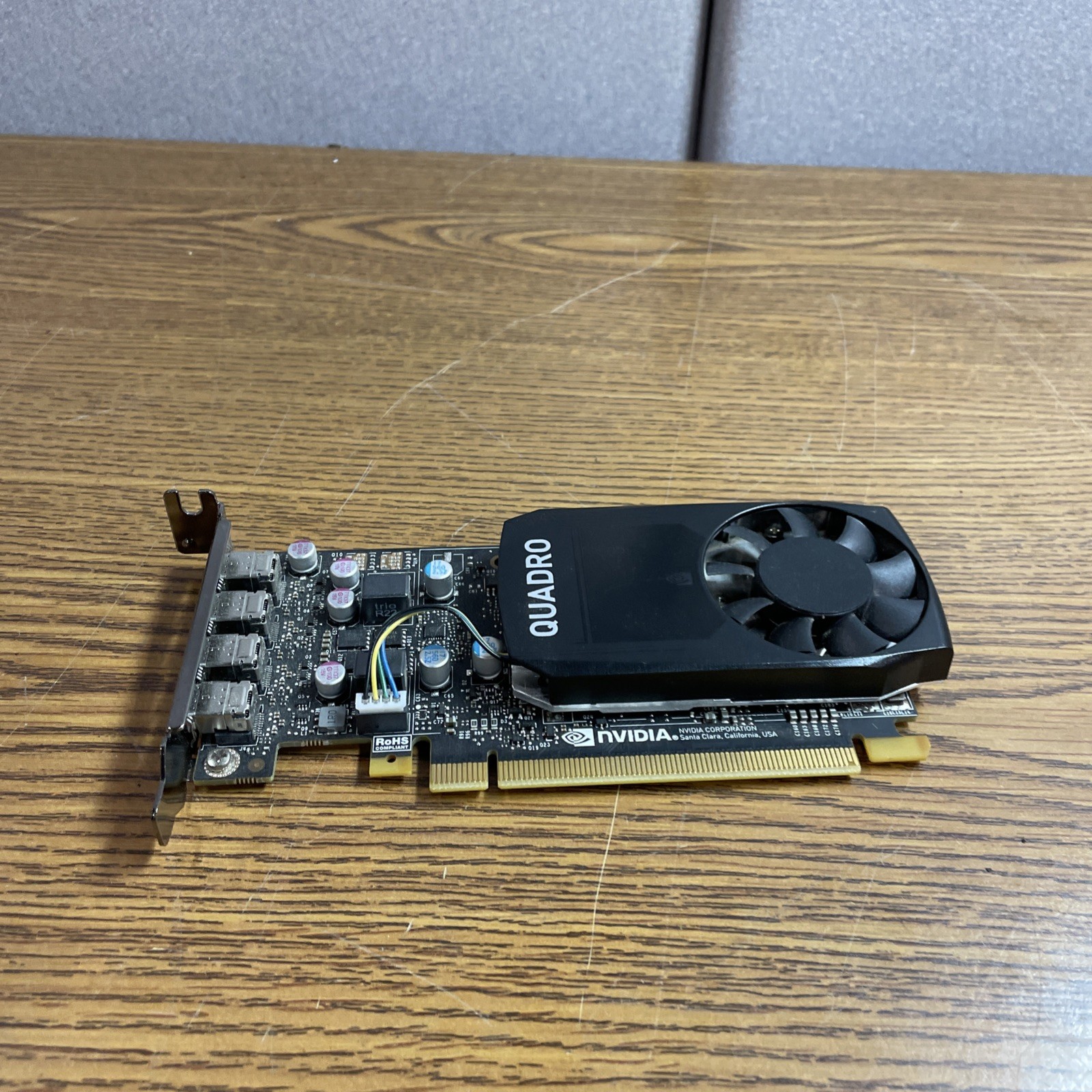 PNY/HP NVIDIA Quadro P600 2GB 4x Mini DP Low Profile Graphics Card