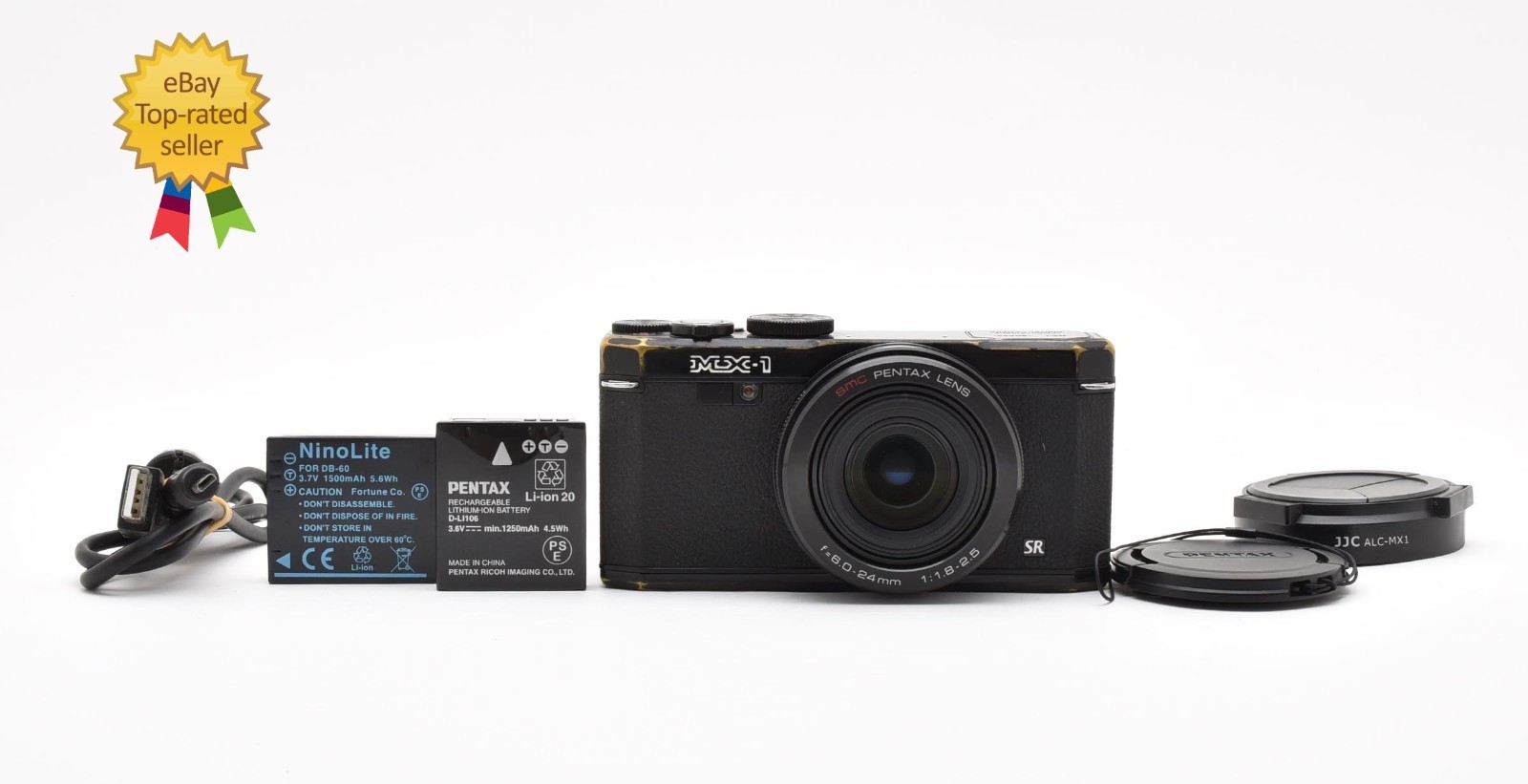 Read [EXC+5] PENTAX MX-1 12.0MP Black Digital Camera 6.0-24mm from JAPAN