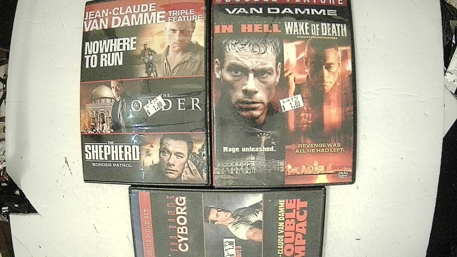 Jean-Claude Van Damme Triple Feature DVD Set: Cyborg, Death Warrant, Double Jean-Claude Van Damme Triple Feature DVD Set: Cyborg, Death Warrant, Double