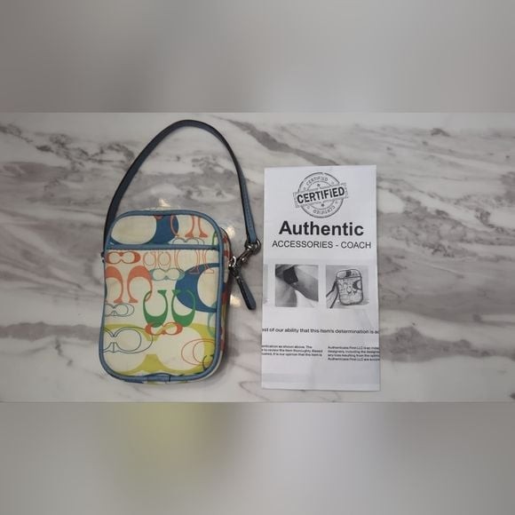 Coach Monogram Wristlet with Certificate of Authenticity Coach Monogram Wristlet with Certificate of Authenticity