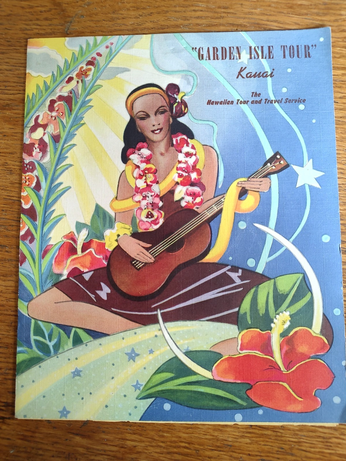 Vintage 1940\'s-50\'s Hawaiian Island Of Kauai Tour Pamphlet Vintage 1940\'s-50\'s Hawaiian Island Of Kauai Tour Pamphlet