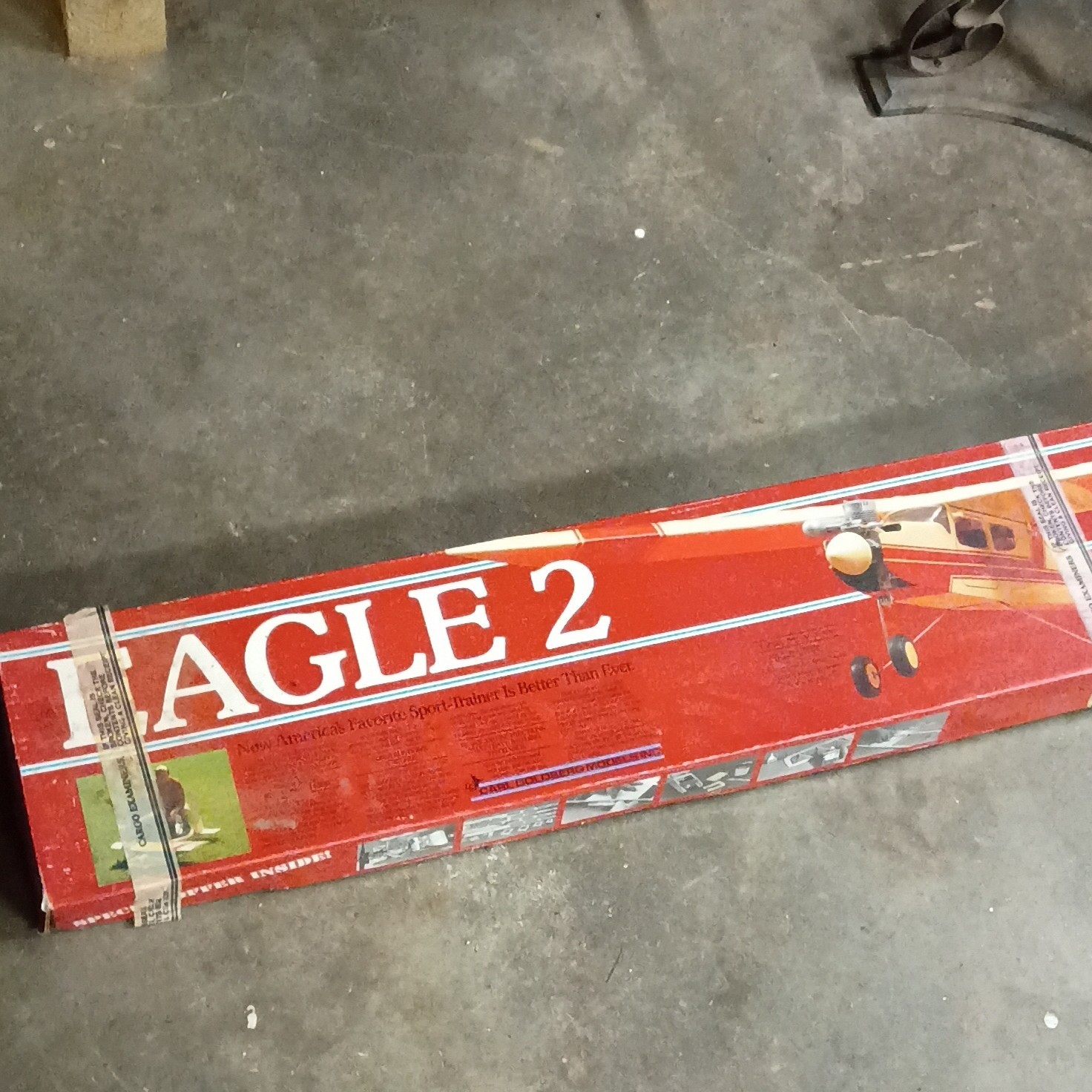 CARL GOLDBERG EAGLE 2 MODEL AIRPLANE KIT. PLEASE READ DISCRIPTION. CARL GOLDBERG EAGLE 2 MODEL AIRPLANE KIT. PLEASE READ DISCRIPTION.