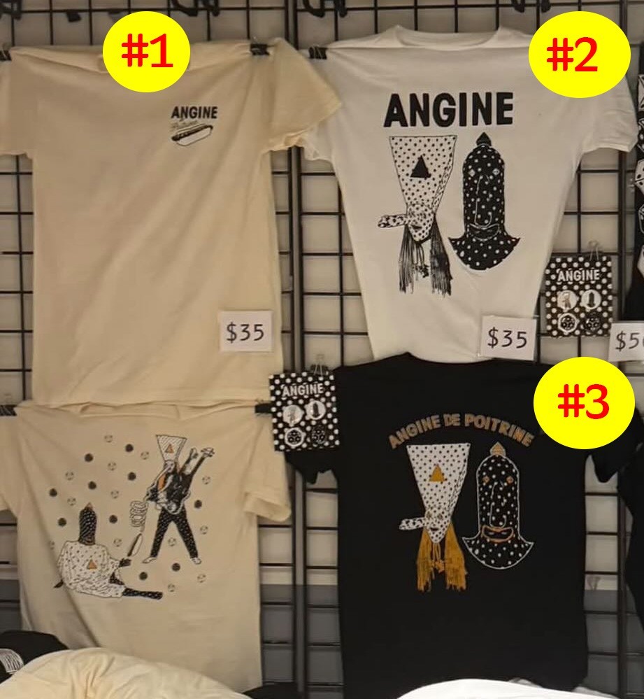 NEW Angine de Poitrine merch 2026 tour T-Shirt