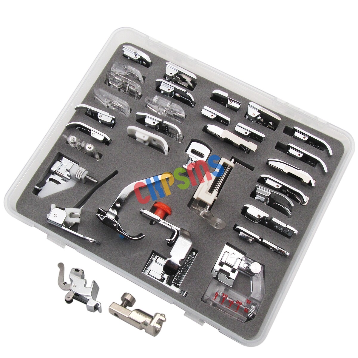 34 pieces Presser Foot Set For Bernina Old Style 530 540 801 830 1030 1130 1230