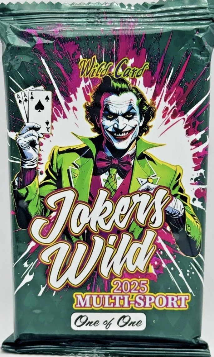 2025 Wild Card 1/1 JOKER Sealed Multi-Sport Pack Guaranteed 1 of 1 Card🔥🔥🔥 2025 Wild Card 1/1 JOKER Sealed Multi-Sport Pack Guaranteed 1 of 1 Card🔥🔥🔥