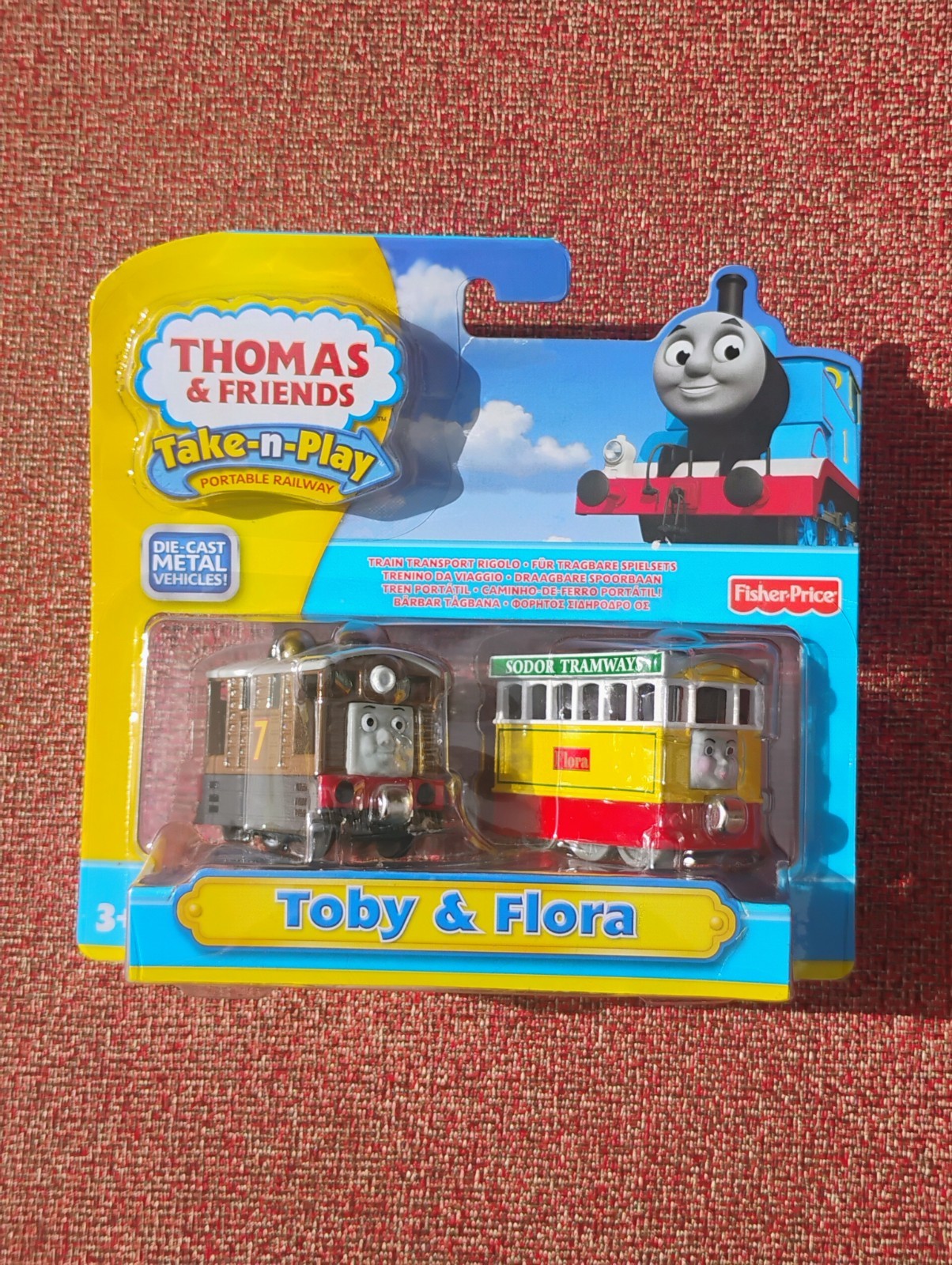 Thomas Take-n-Play Toby & Flora 2-Pack Sealed New Rare Diecast Fisher Price