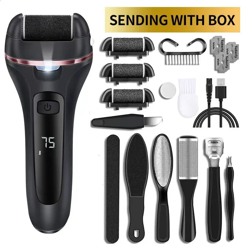 Professional Electric Foot Grinder File Callus Dead Skin Remover Pedicure Tool A