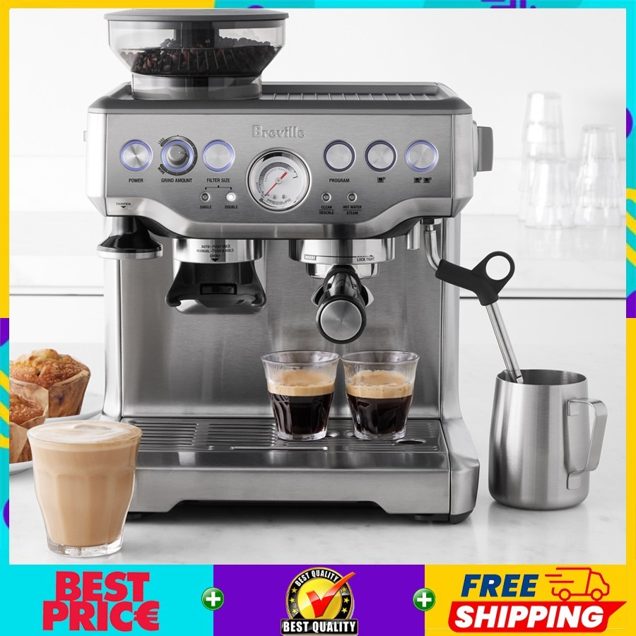 Breville Barista Express Espresso Machine, New Sealed +100% Authentic