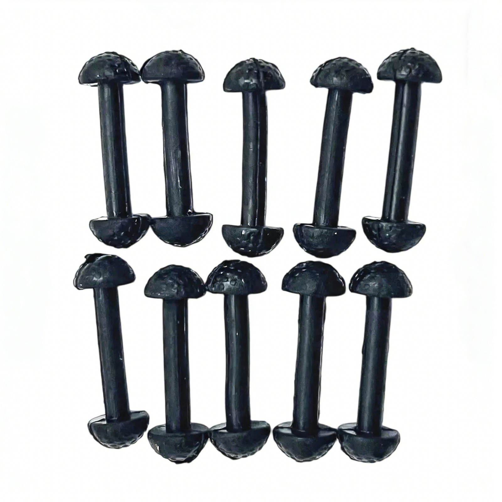 Black Rubber Fits Motu Leg Band Replacement Connectors For Vintage Figures 10x Black Rubber Fits Motu Leg Band Replacement Connectors For Vintage Figures 10x