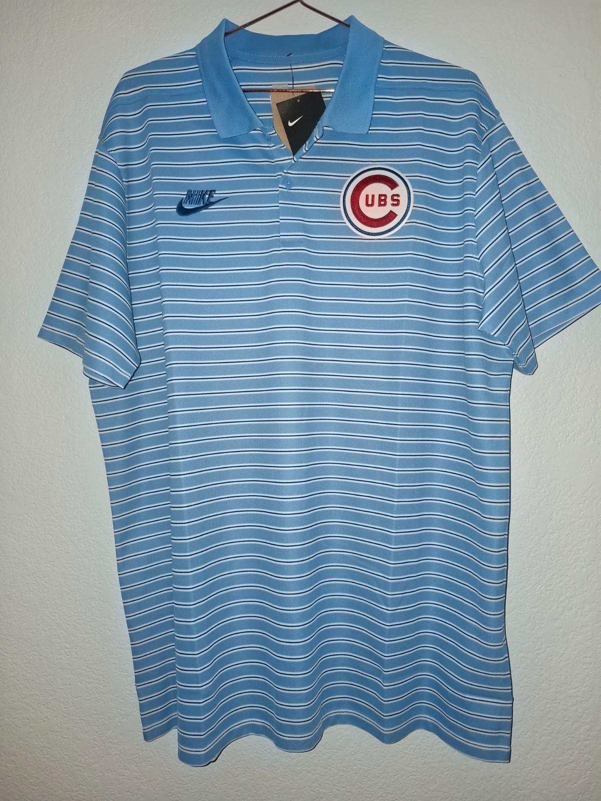 Nike, Men-XL, Chicago Cubs DRI-FIT Victory polo, blue