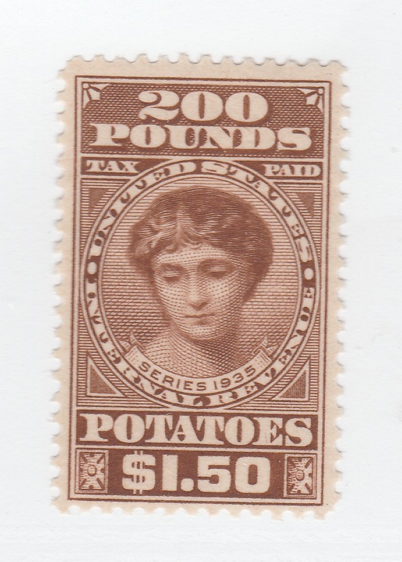 COLLECTIONS #3 stamp Potato Tax Mint LH Nice Revenue some duplication COLLECTIONS #3 stamp Potato Tax Mint LH Nice Revenue some duplication