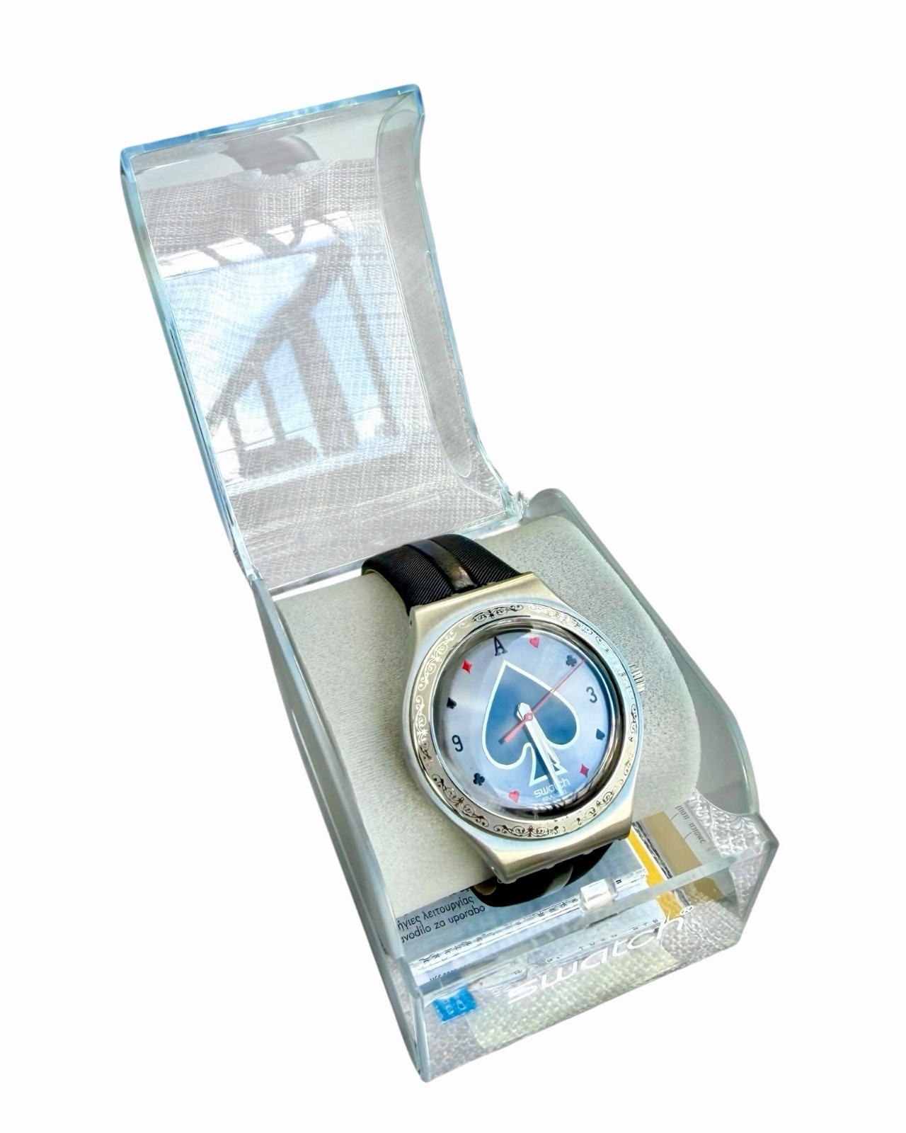 Swatch Watch Le Chiffre Casino Royale YGS128 Specials 007 Villain Collection Swatch Watch Le Chiffre Casino Royale YGS128 Specials 007 Villain Collection