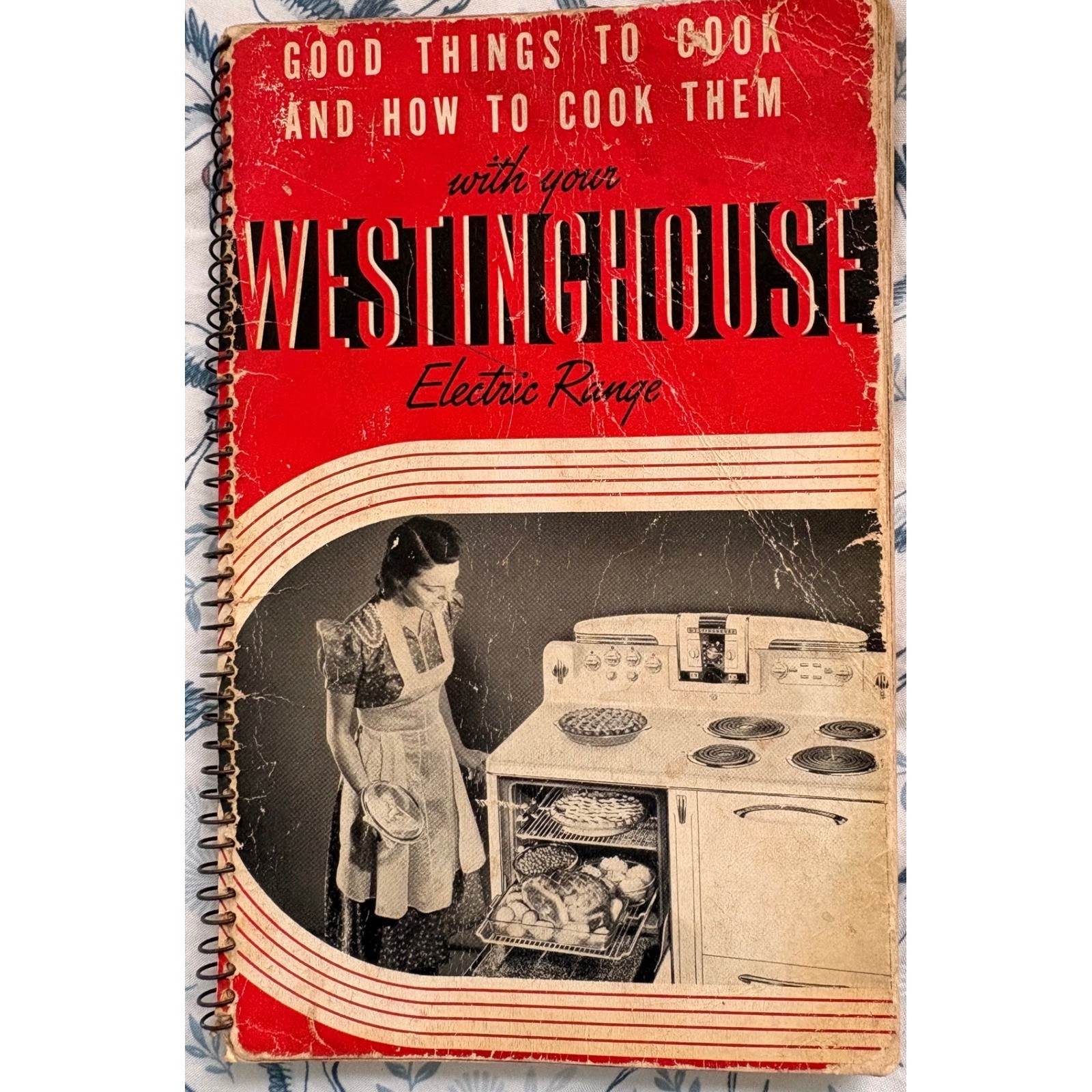 Westinghouse 1940 Good Things to Cook Electric Range Cookbook Vintage Retro