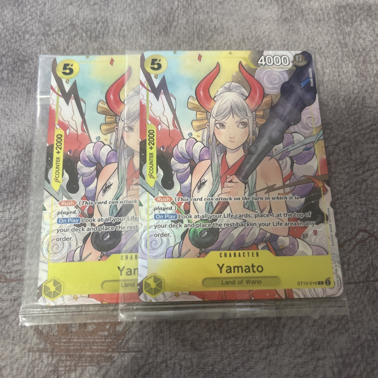 Yamato ST13-016 Full Art - One Piece Illustration Box Vol 2 English Foil Promo Yamato ST13-016 Full Art - One Piece Illustration Box Vol 2 English Foil Promo