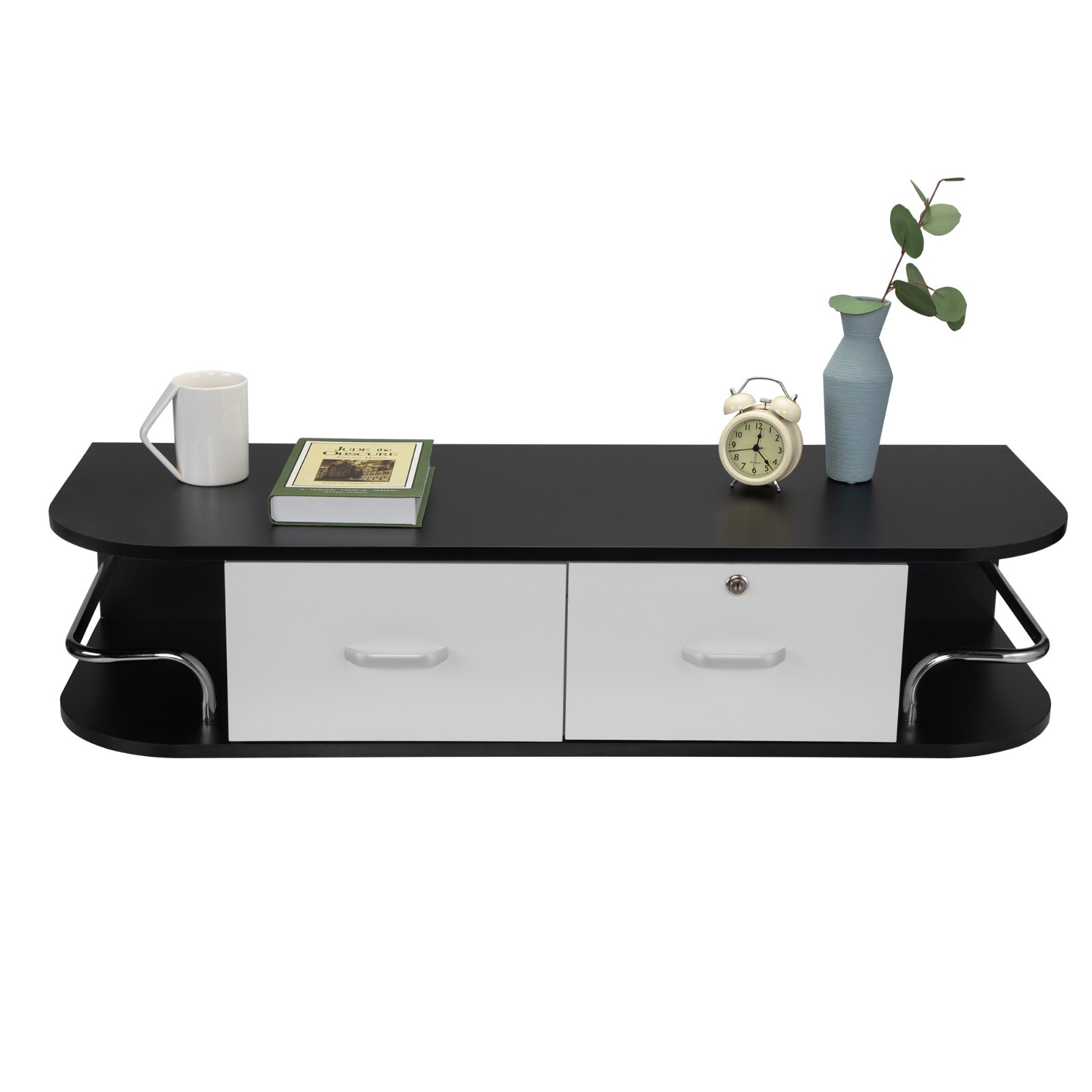 RESHABLE Modern Wall-Mounted Salon Station Barber Cabinet Beauty Salon Equipment