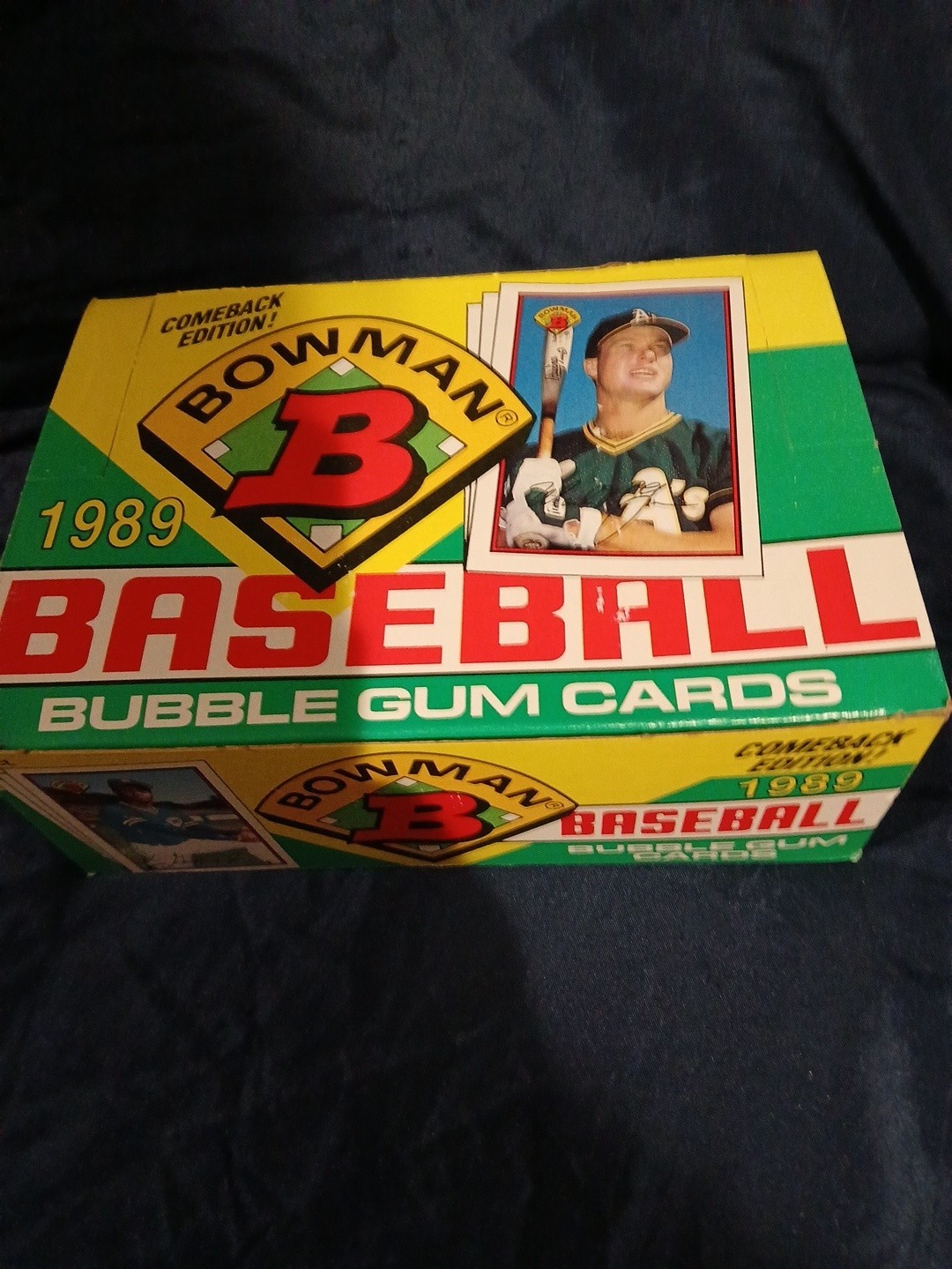 1989 Bowman Baseball Wax Box Comeback Edition 1989 Bowman Baseball Wax Box Comeback Edition