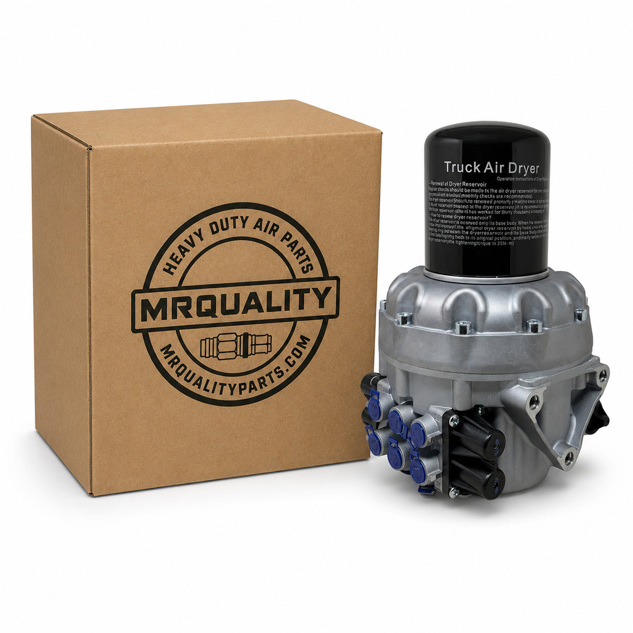 MR Quality Air Dryer Fits WABCO 4324751010 SS1200 Plus 12V With Governor